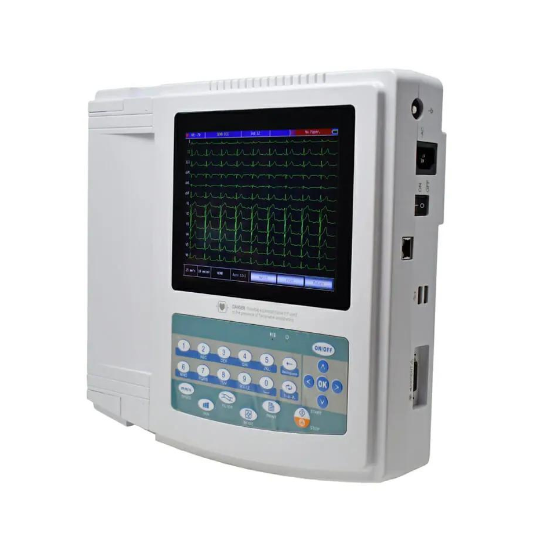 Electrocardiógrafo de 12 canales